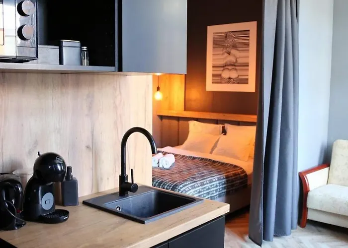 شقة Bakery Apartmenty Manufaktura, Klimatyzacja, Parking, Wejscie Na Kod *